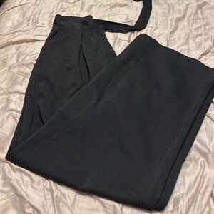 En Saison Charcoal Wide-Leg Trousers